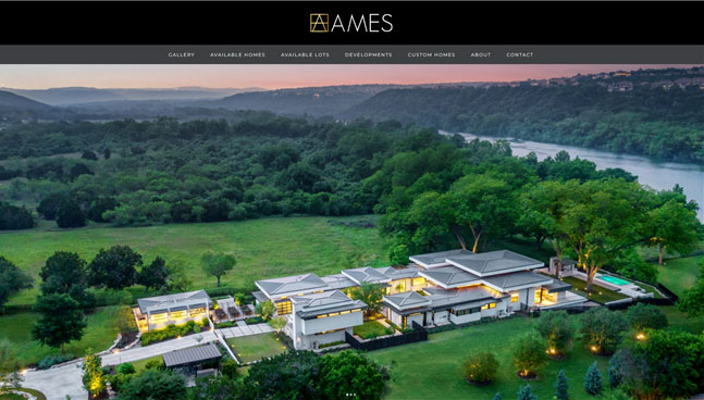 Ames Design Build website